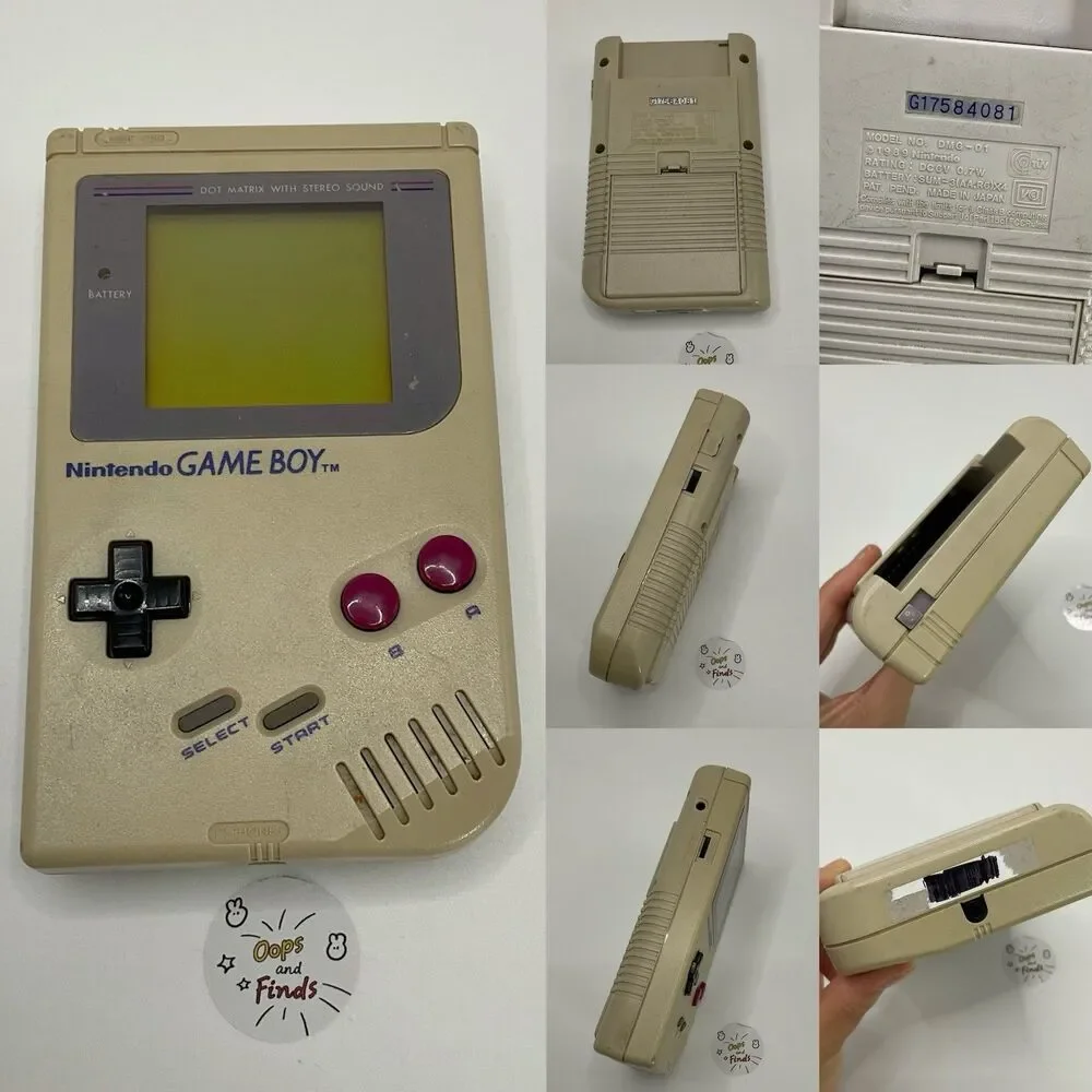 RARE Nintendo Game Boy DMG-01 Mario Land 2 Carrying Case Japanese Bundle Parts